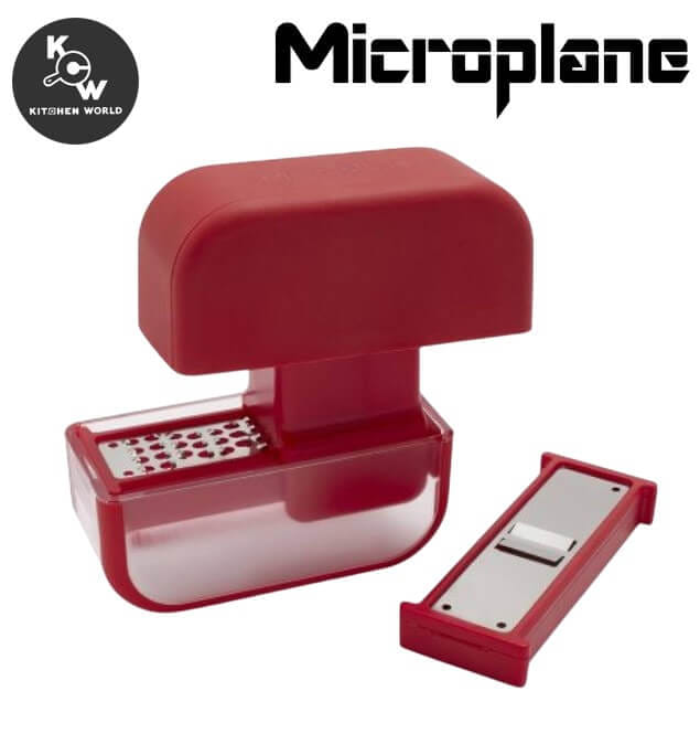 ชุดมีดบดและหั่นกระเทียม MICROPLANE PT2418-RE สีแดง_4